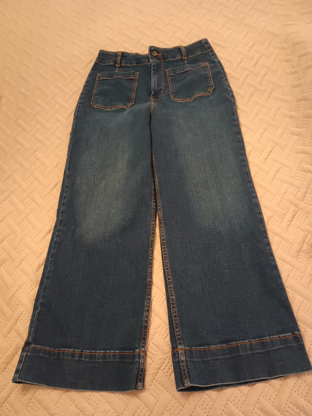 Bagatelle Wide Leg Jeans in Dark Blue 29